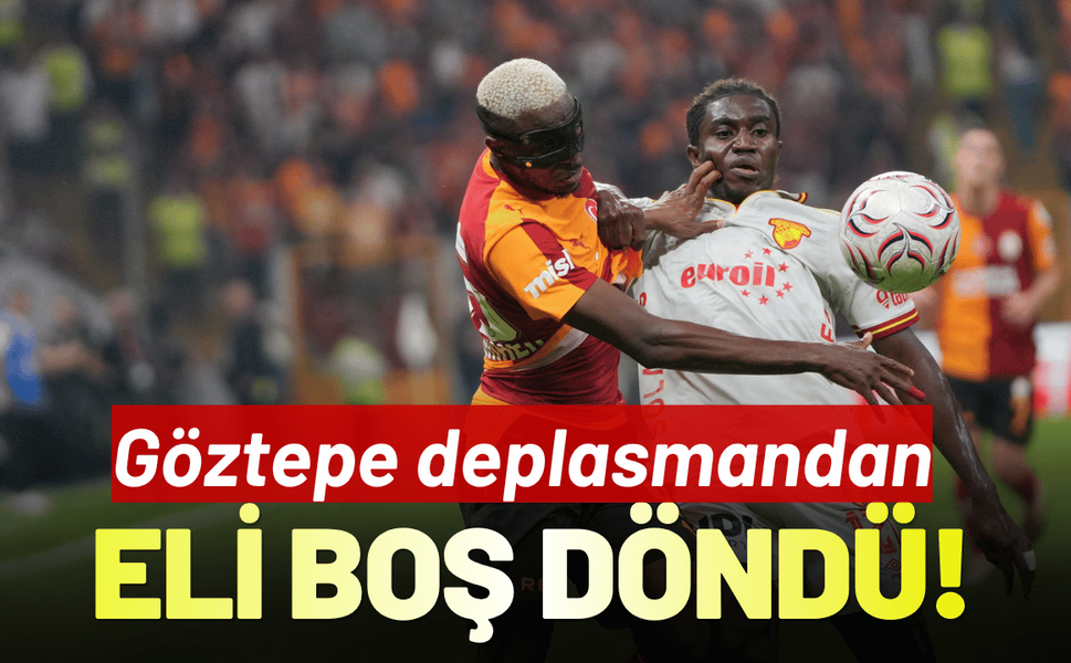 Göztepe deplasmandan eli boş döndü!
