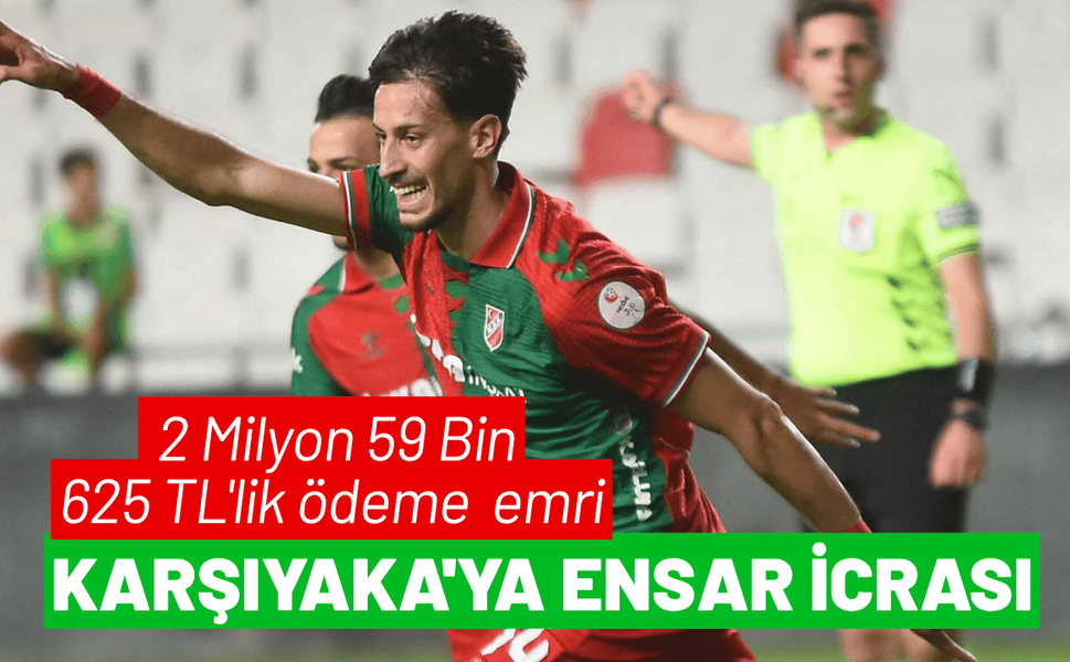 Karşıyaka'ya Manisa FK'dan Ensar icrası