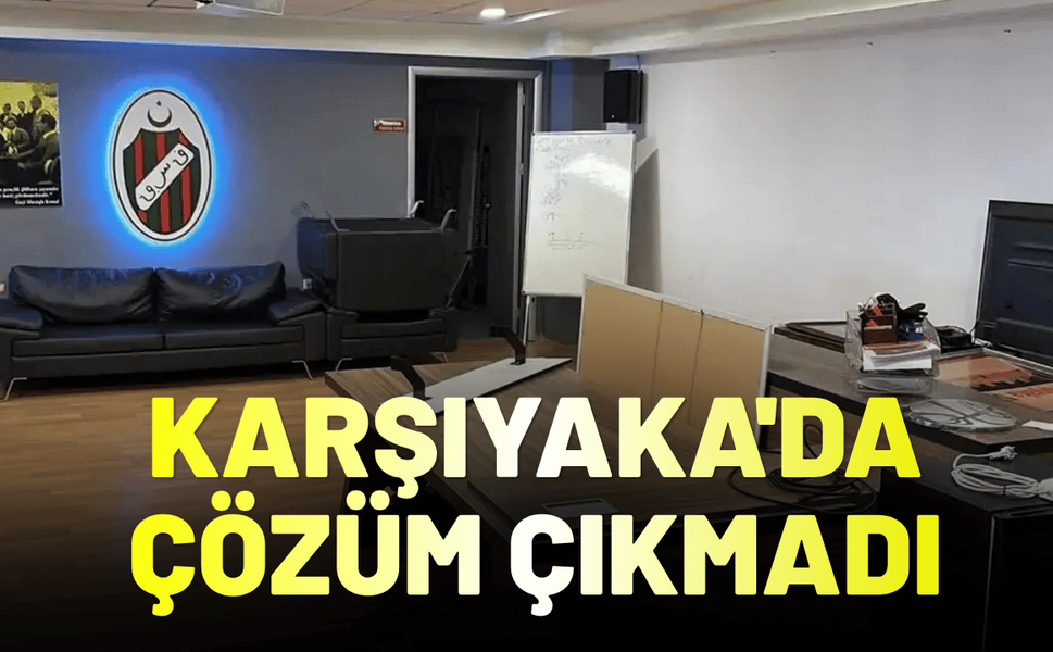 Karşıyaka'da salon için çözüm çıkmadı