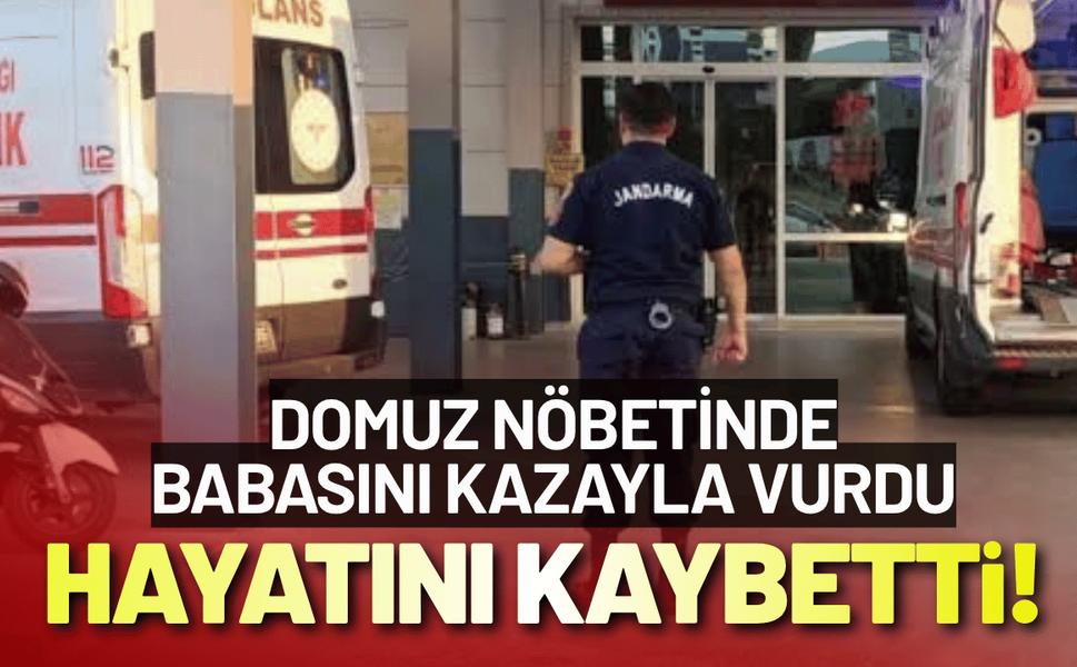 Domuz nöbetinde babasını kazayla vurdu, hastanede hayatını kaybetti!