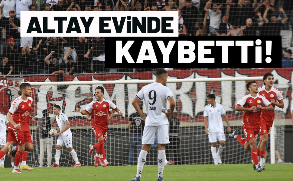 Altay, evinde ilk yenilgisini aldı