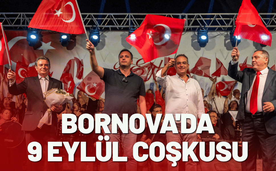 Bornova'da 9 Eylül coşkusu