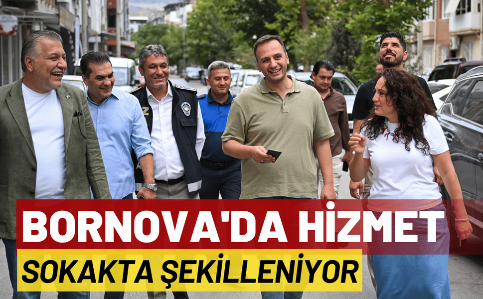 Bornova'da hizmet sokakta şekilleniyor