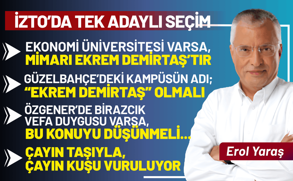 Güzelbahçe’deki kampüsün adı; 'Ekrem Demirtaş Kampüsü' olmalı