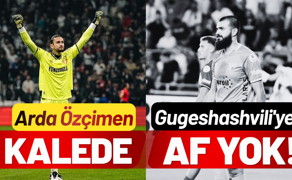 Göztepe'de Gugeshashvili'ye af yok, kale Arda Özçimen'e emanet