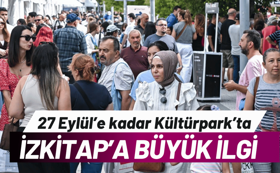 İzmirliler İZKİTAP’a büyük ilgi gösterdi