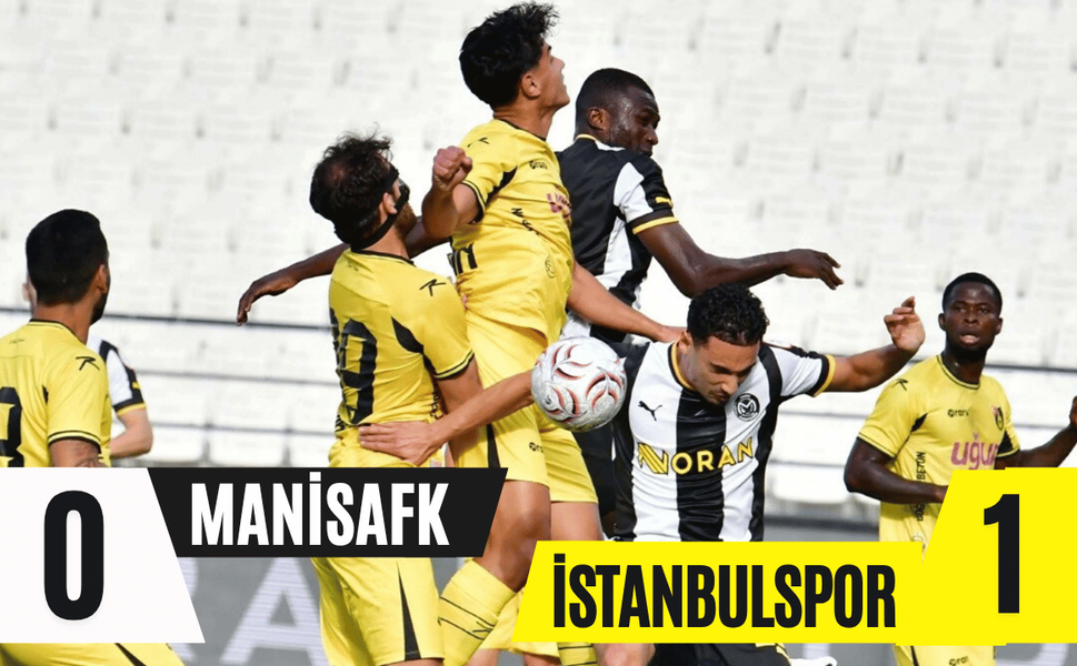 Manisa Futbol Kulübü: 0 - İstanbulspor: 1
