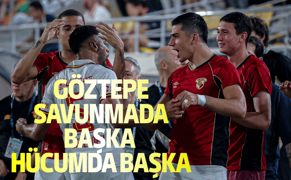 Göztepe savunmada başka hücumda başka