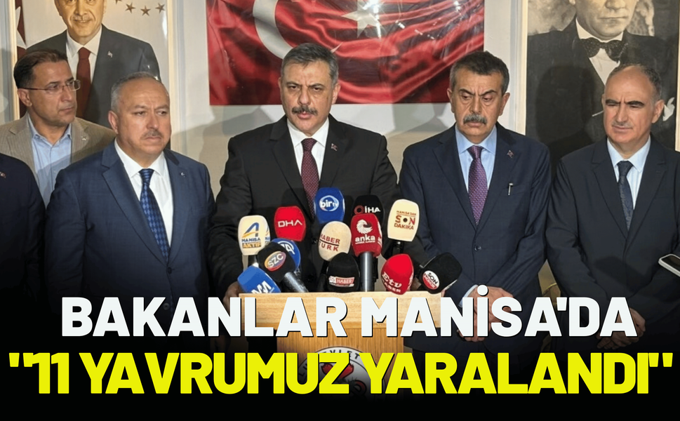 Bakan Tekin ve Çiftçi Manisa'da