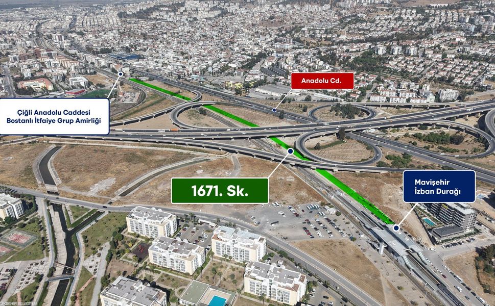 Çiğli ile Karşıyaka arasında yeni bağlantı yolu