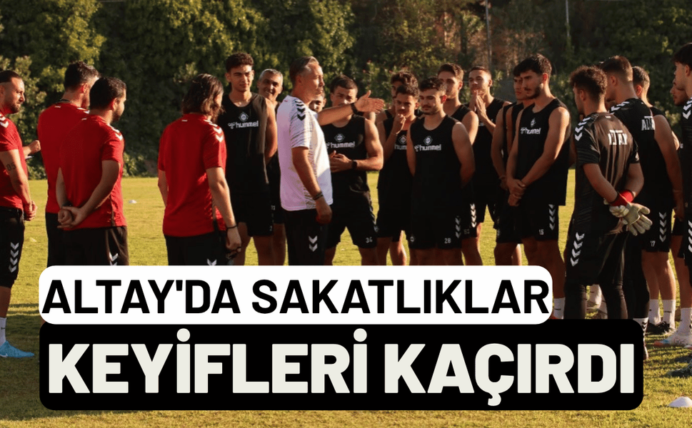 Altay'da sakatlıklar keyifleri kaçırdı