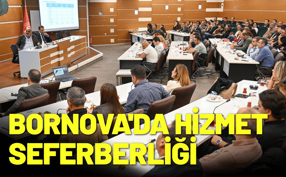 Bornova'da hizmet seferberliği