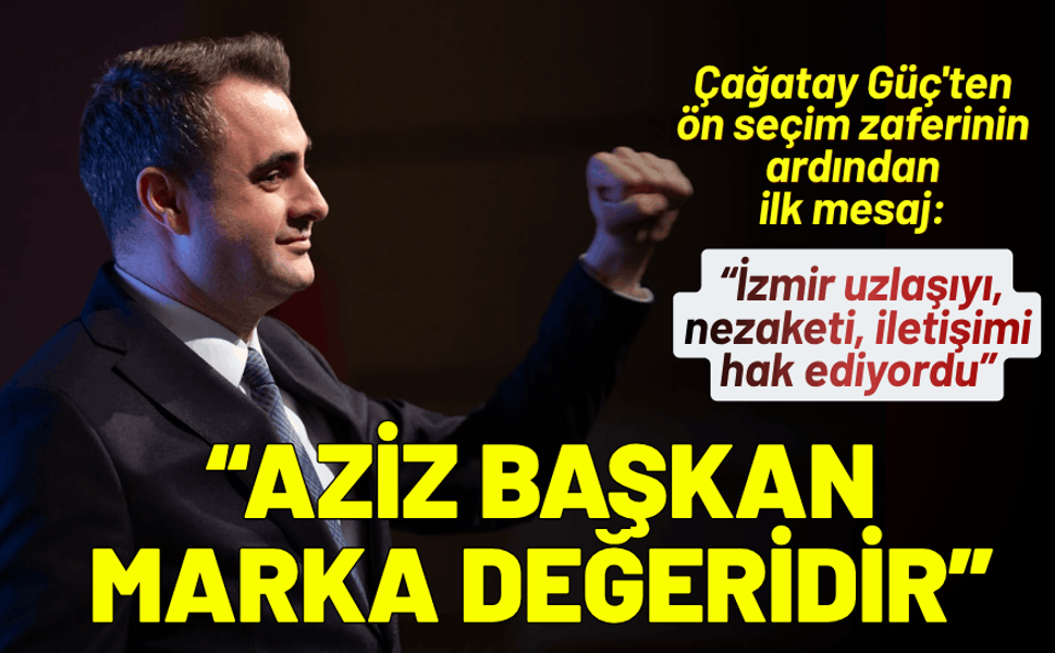 Çağatay Güç'ten zaferin ardından ilk mesaj: Aziz Başkan bir marka değeridir