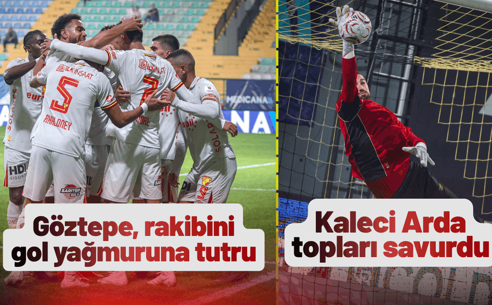 Göztepe rakibe 4 gol attı, kaleci Arda Eyüpspor'un toplarını savurdu