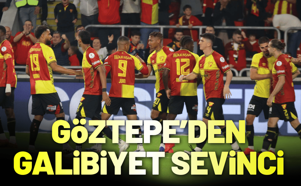 Göztepe'den galibiyet sevinci