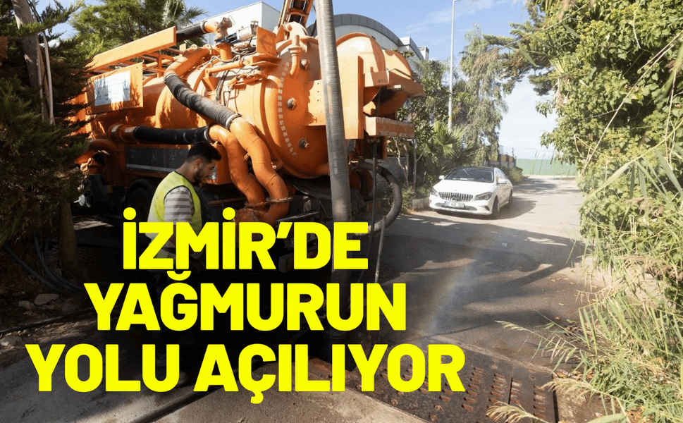 İzmir’de yağmurun yolu açılıyor