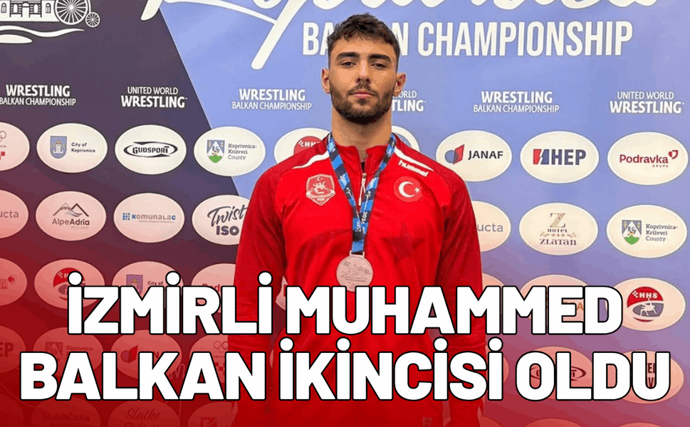 İzmirli Muhammed Balkan ikincisi oldu