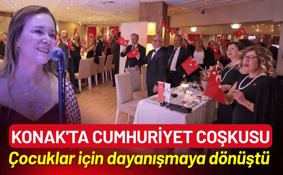 Konak'ta Cumhuriyet coşkusu çocuklar için dayanışmaya dönüştü