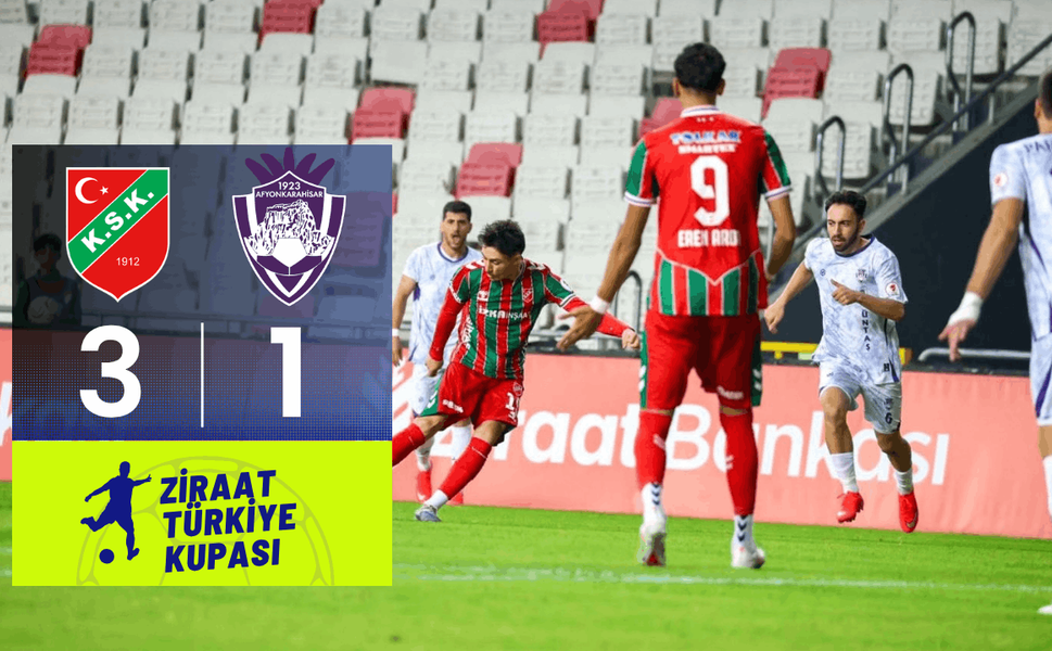 Karşıyaka: 3 - 1923 Afyonkarahisarspor: 1
