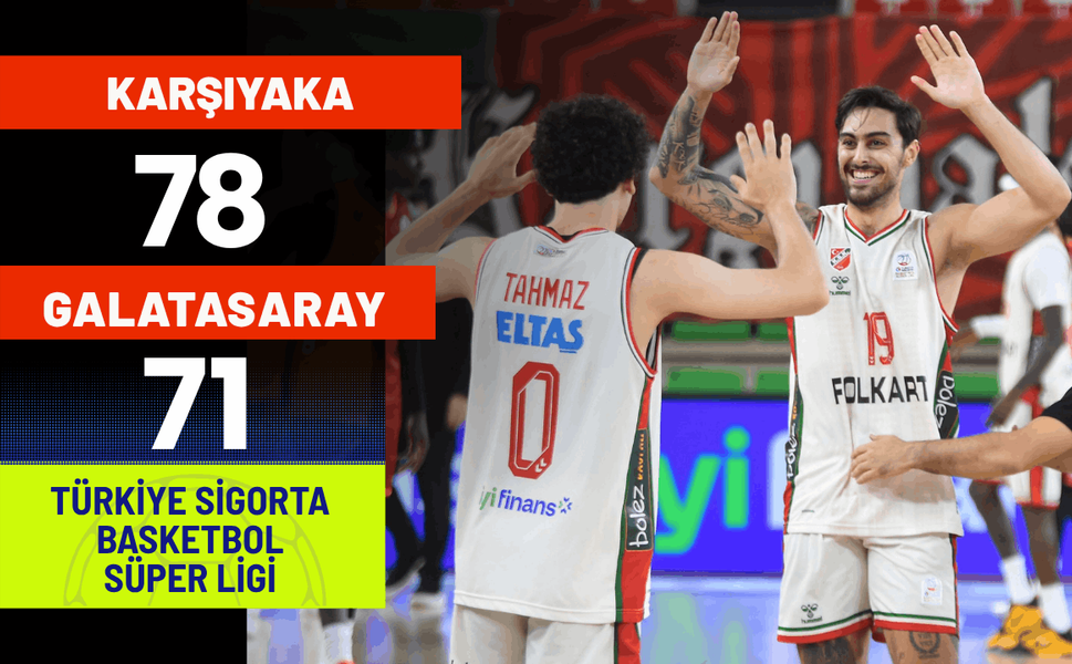 Karşıyaka: 78 – Galatasaray Mct Technic: 71