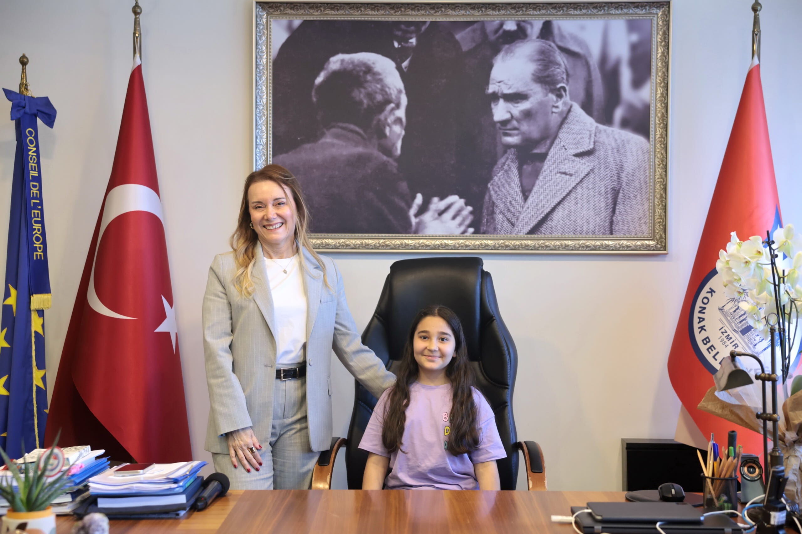 Başkan Mutlu Makamını Çocuklara Devretti (7)