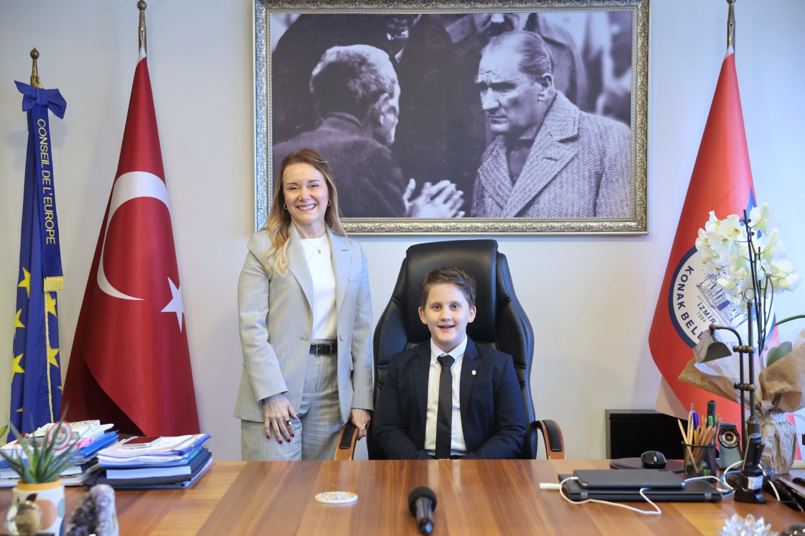 Başkan Mutlu Makamını Çocuklara Devretti (9)