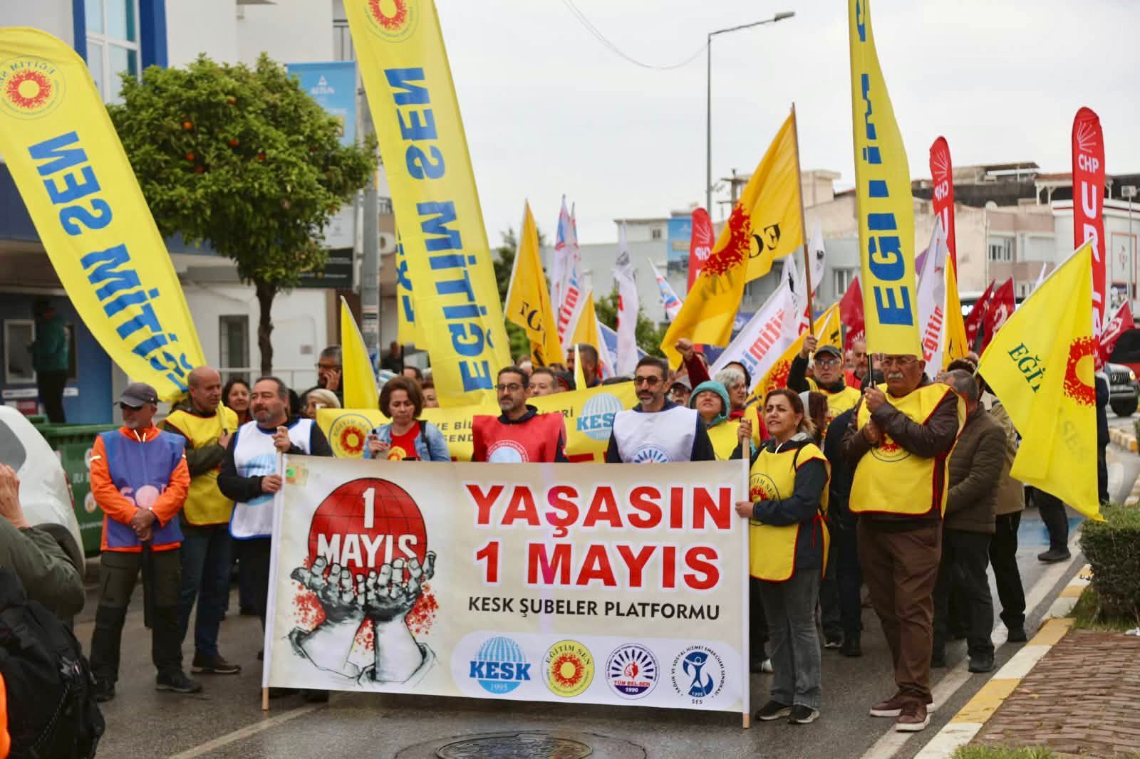 Urla’da 1 Mayıs Mesajı “Adalet Olmadan Huzur Olmaz” (3) (1)