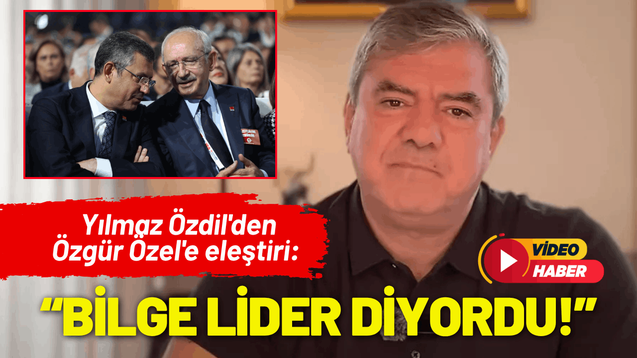 Yılmaz Özdil'den Özgür Özel'e eleştiri: Bilge lider diyordu!
