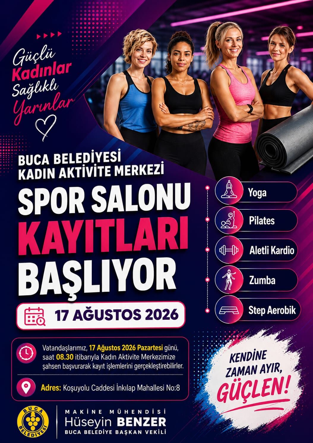 Buca Belediyesi Kadın Aktivite Spor Kursları