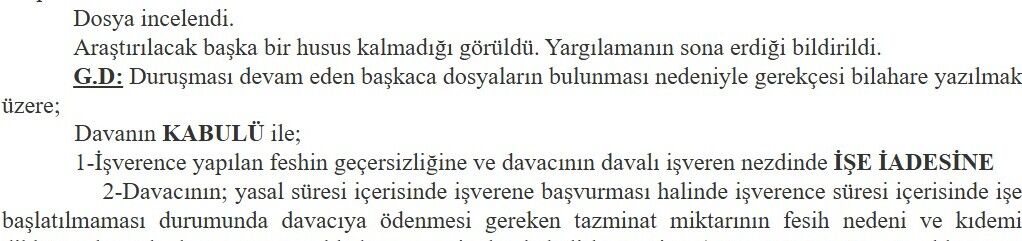 Duruşma Tutanağı 2
