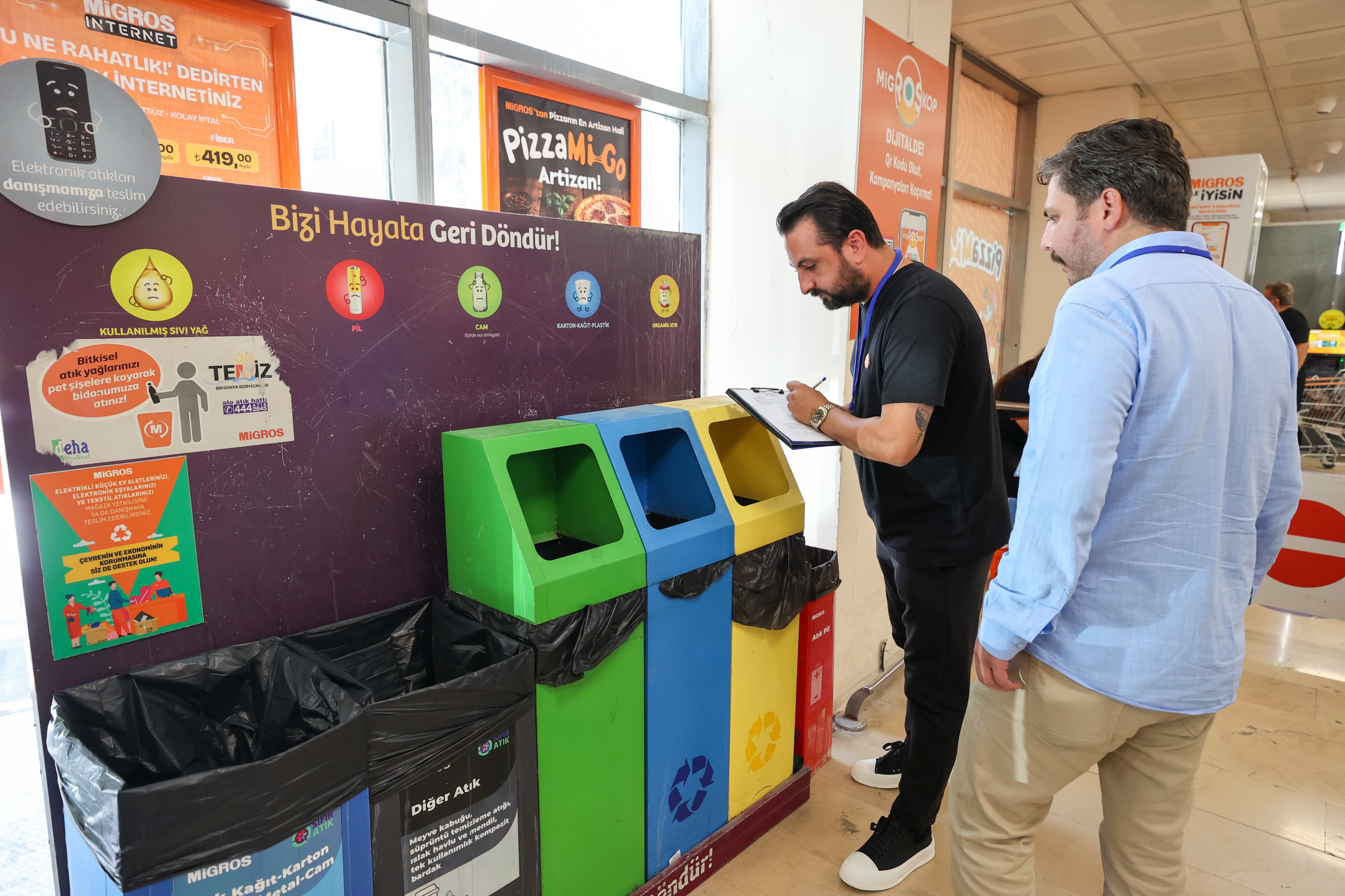 Buca'da marketlere "sıfır atık" denetimi