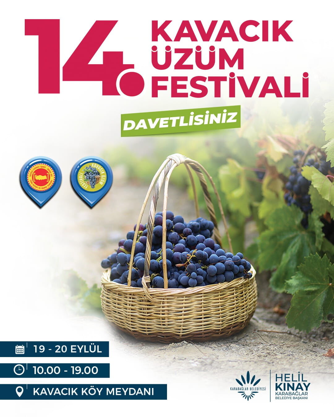 Kavacık Üzüm Festivali Davetiye